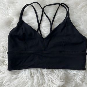 Black sports bra